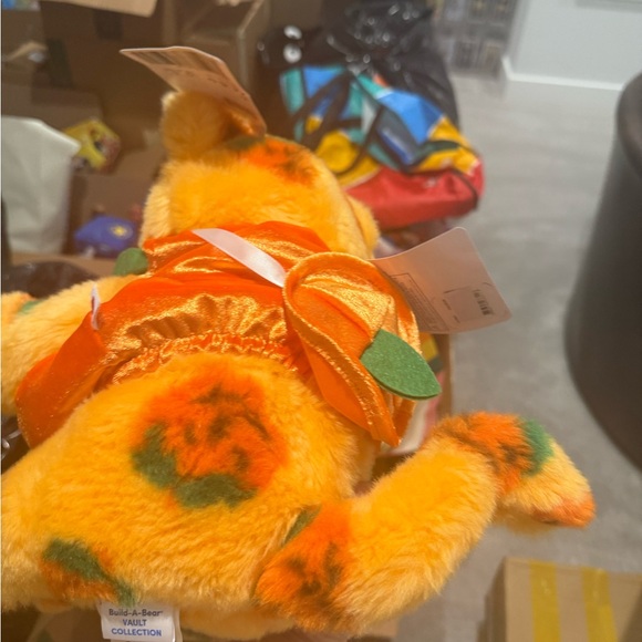 Orange Pumpkin Kitty Plush Toy Build A Bear - Picture 4 of 4